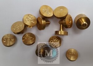 Плашка для пломбиратора с гравировкой Плашка для пломбиратора с гравировкой